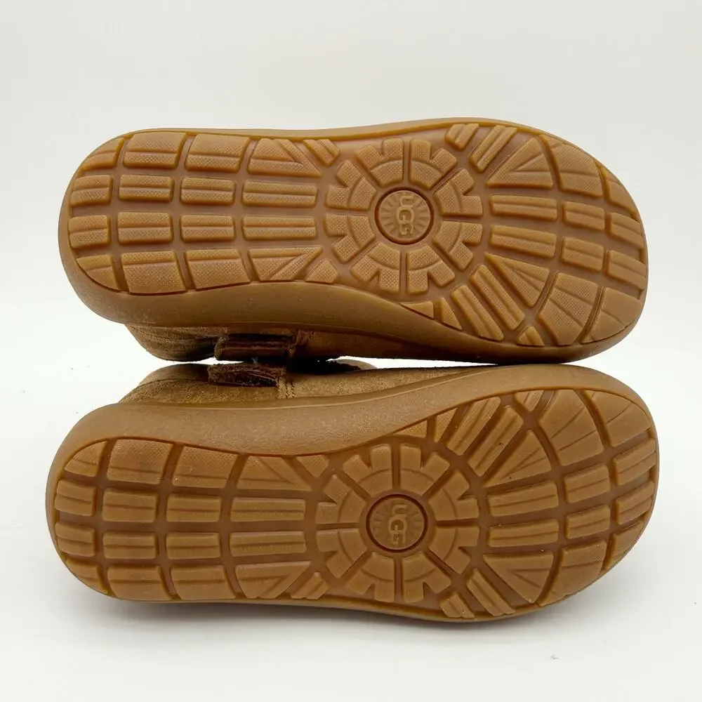UGG Kids Keelan II Boots US 10 EU 27.5 Chestnut Brown Suede NIB